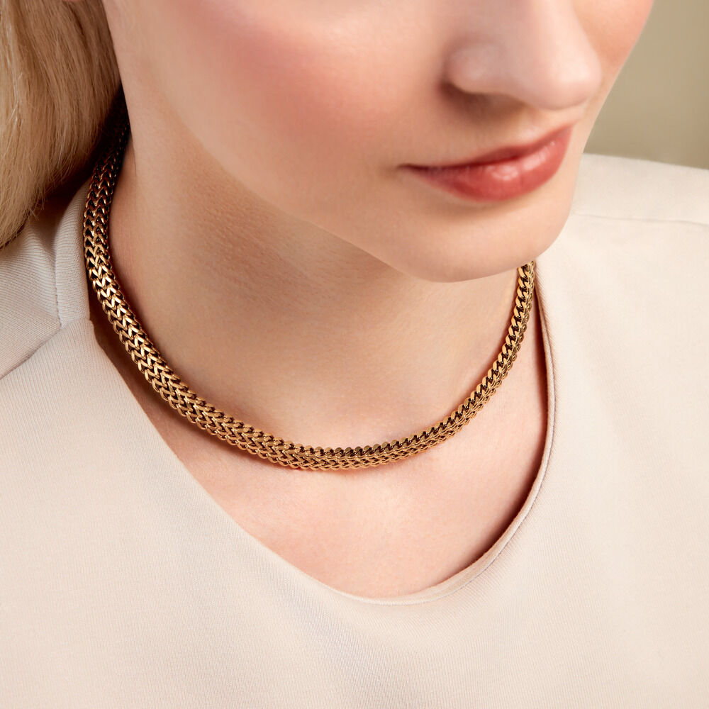 Collier Denia Acier Jaune - Colliers ete Femme | Marc Orian