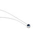 Collier Dwight Argent Blanc Oxyde De Zirconium Bleu - Colliers solitaires Femme | Marc Orian