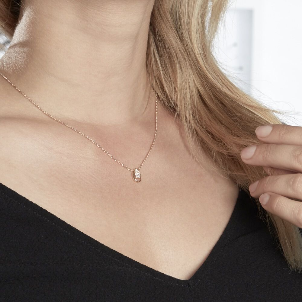 Collier Mahalya Plaqué Or Jaune Oxyde De Zirconium - Colliers avec pierres Femme | Marc Orian