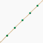 Bracelet Calliope Plaqu&eacute; Or Dor&eacute; Agate - Bracelets fantaisie Femme | Marc Orian