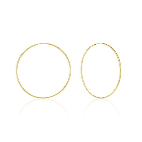 Créoles Dominae Flexible Or Jaune - Créoles Femme | Marc Orian