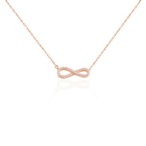 Collier Amita Argent Rose Oxyde De Zirconium - Colliers avec pierres Femme | Marc Orian