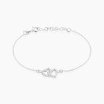 Bracelet Mona Argent Blanc Oxyde De Zirconium - Bracelets fantaisie Femme | Marc Orian