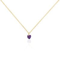 Collier Crush Plaqué Or Jaune Oxyde De Zirconium