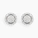 Boucles D'oreilles Puces Soleil D'hiver Or Blanc Diamant - Puces Femme | Marc Orian