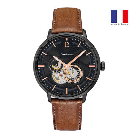 Montre Pierre Lannier Trio Noir - Montres automatique Homme | Marc Orian