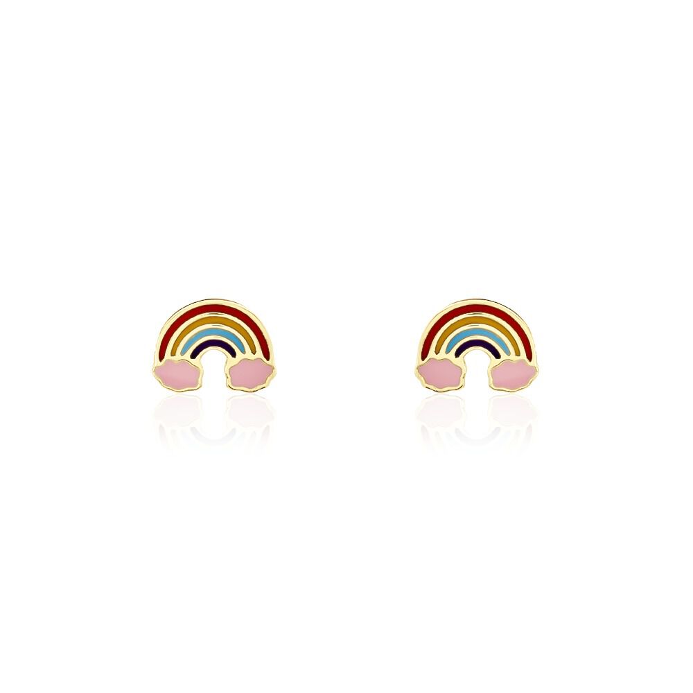 Boucles D'oreilles Puces Raine Or Jaune - Puces Enfant | Marc Orian