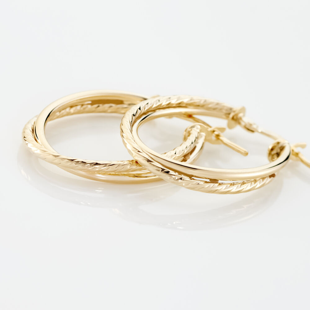 Cr&eacute;oles Maelia Or Jaune - Cr&eacute;oles Femme | Marc Orian