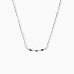 Collier Astrea Argent Blanc Spinelle Oxyde De Zirconium - Colliers avec pierres Femme | Marc Orian