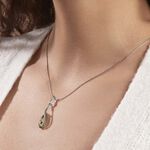 Collier Argent Blanc Odilon Ambre - Colliers avec pierres Femme | Marc Orian