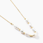 Collier Bron Or Jaune Perle De Culture - Colliers avec pierres Femme | Marc Orian