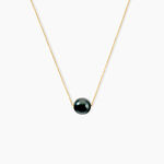 Collier Sissy Or Jaune Perle De Culture De Tahiti - Colliers avec pierres Femme | Marc Orian