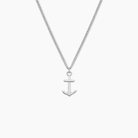 Collier Argent Blanc Day - Colliers fantaisie Homme | Marc Orian