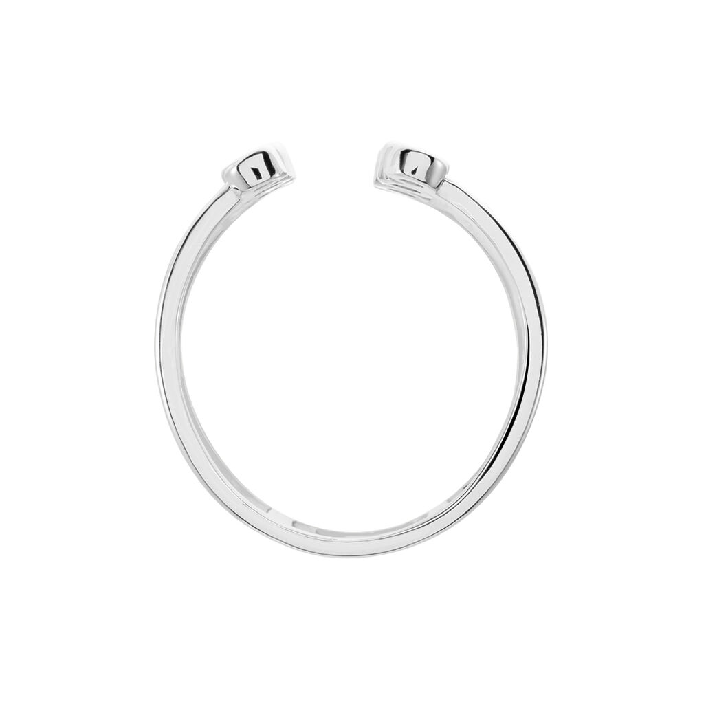 Bague Ajustable Janvier Argent Oxydes De Zirconium - Bague fantaisie Femme | Marc Orian