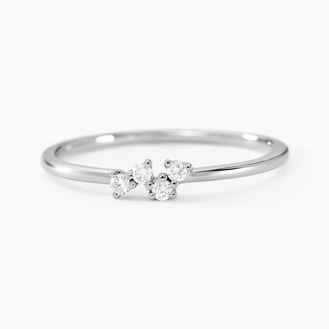 Bague Celma Argent Blanc Diamant Synthétique - Bagues avec pierre Femme | Marc Orian