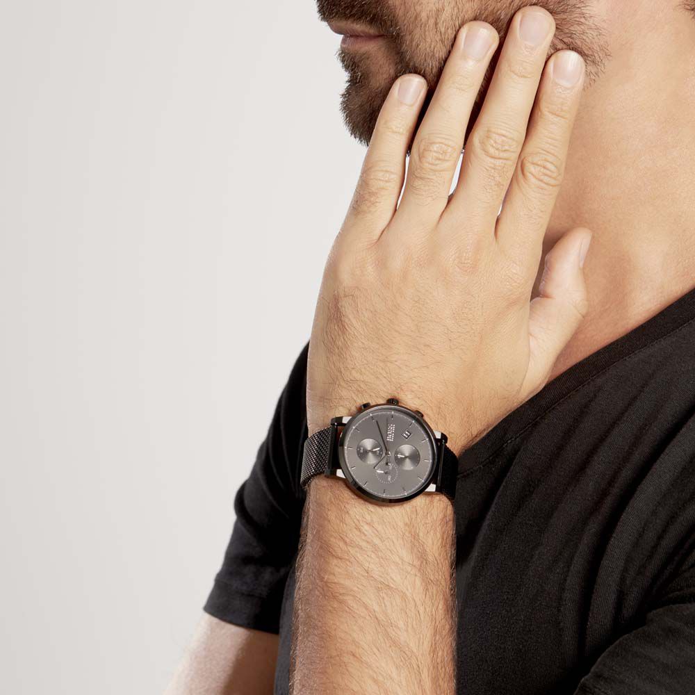 Montres chronographes Boss Acier • Marc Orian