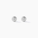 Boucles D'oreilles Puces Ayana Argent Blanc - Puces Femme | Marc Orian