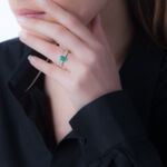 Bague Crista Or Blanc Saphir Et Diamant - Solitaires Femme | Marc Orian