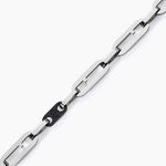 Bracelet Jourdan Vilo Acier Argent&eacute; - Bracelets cha&icirc;nes Homme | Marc Orian