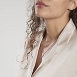 Pendentif Glacen Croix Or Blanc Oxyde De Zirconium - Pendentifs Famille | Marc Orian