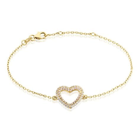 Bracelet Plaqué Or Jaune Xavia Oxydes De Zirconium - Bracelets chaînes Femme | Marc Orian