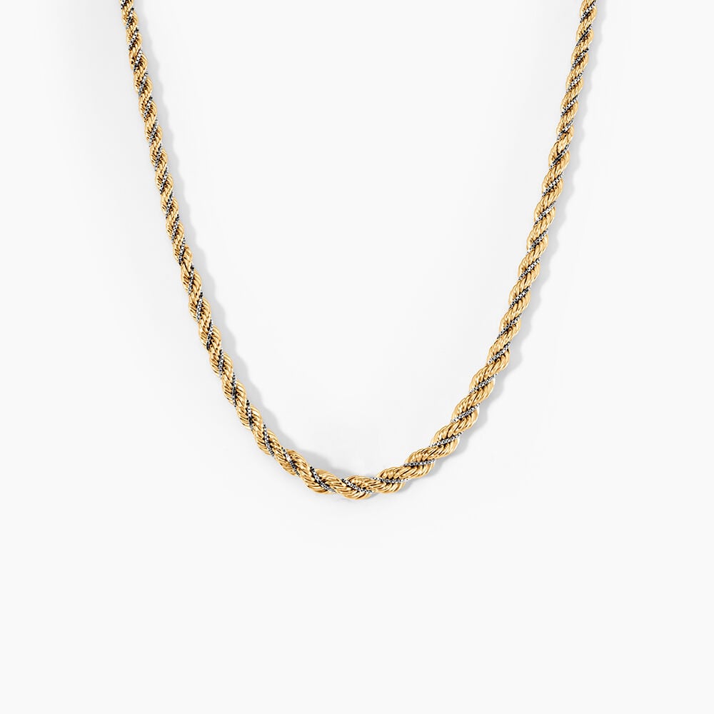 Collier Jerryenne Danilo Maille Corde Et Venitienne Or Bicolore - Chaines Femme | Marc Orian