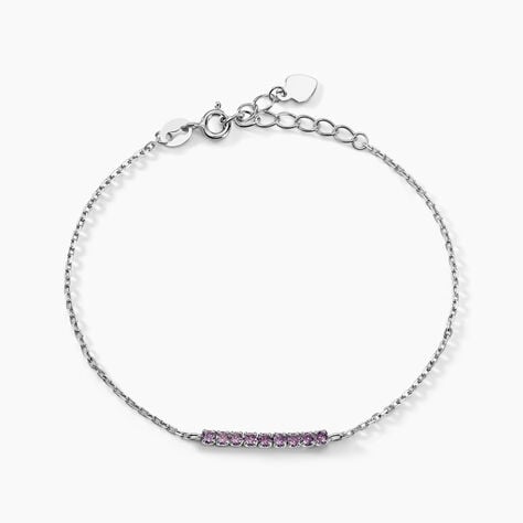 Bracelet Rio Argent Blanc Oxyde De Zirconiu - Bracelets fantaisie Femme | Marc Orian