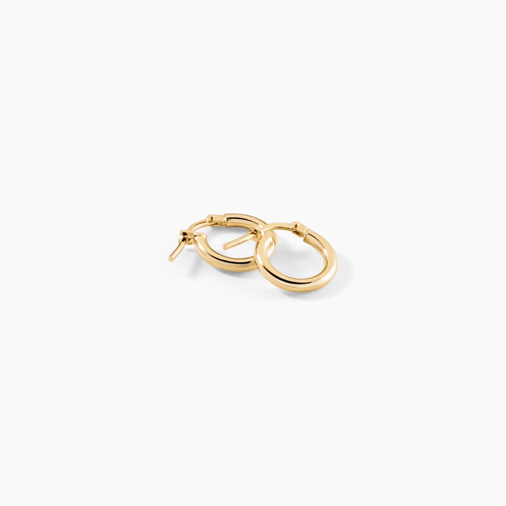 Cr&eacute;oles Verania Argent Dor&eacute; A L'Or 750/1000 - Cr&eacute;oles Femme | Marc Orian