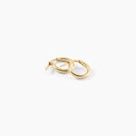 Cr&eacute;oles Verania Argent Dor&eacute; A L'Or 750/1000 - Cr&eacute;oles Femme | Marc Orian