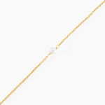 Bracelet Or Jaune Gentiane Perle - Bracelets cha&icirc;nes Femme | Marc Orian