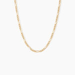 Cha&icirc;ne Valene Maille Altern&eacute;e 1/3 Or Jaune - Chaines Femme | Marc Orian