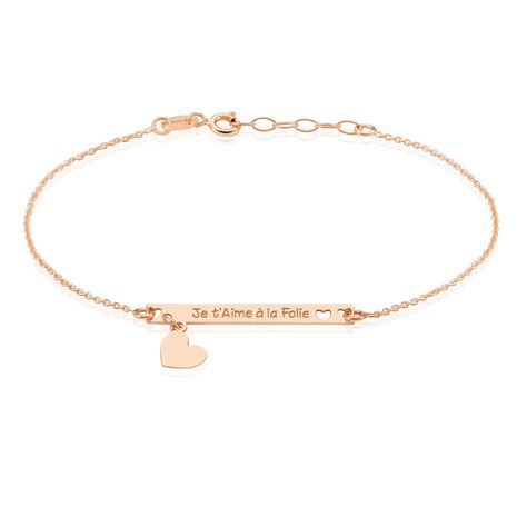 Bracelet Karelle Argent Rose - Bracelets chaînes Femme | Marc Orian