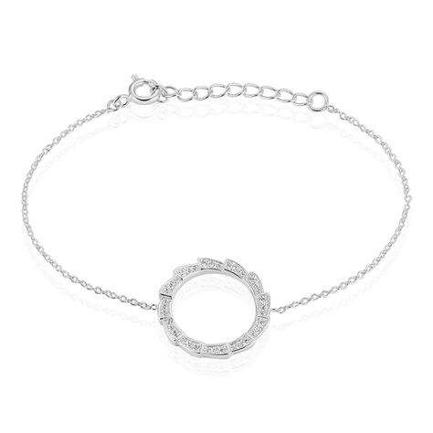 Bracelet Nevada Argent Blanc Oxyde De Zirconium - Bracelets chaînes Femme | Marc Orian