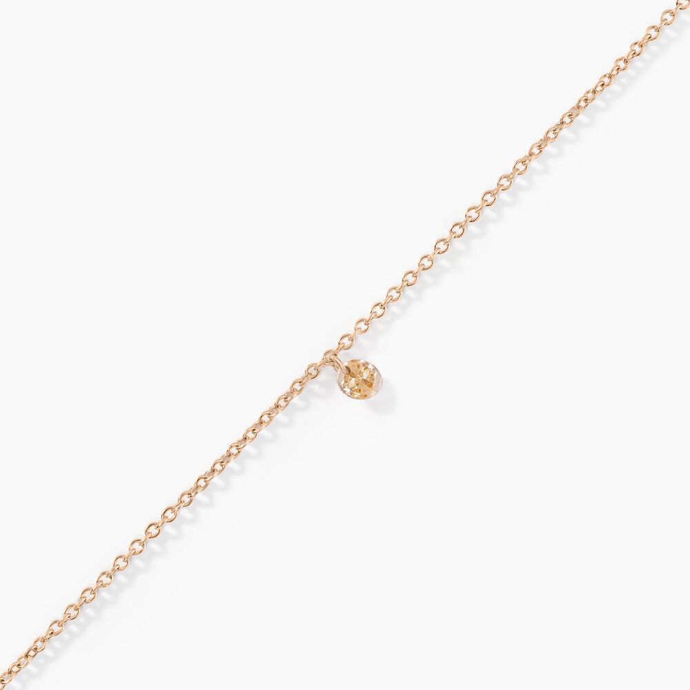 Bracelet Constantin Argent Rose Oxyde De Zirconium - Bracelets chaînes Femme | Marc Orian