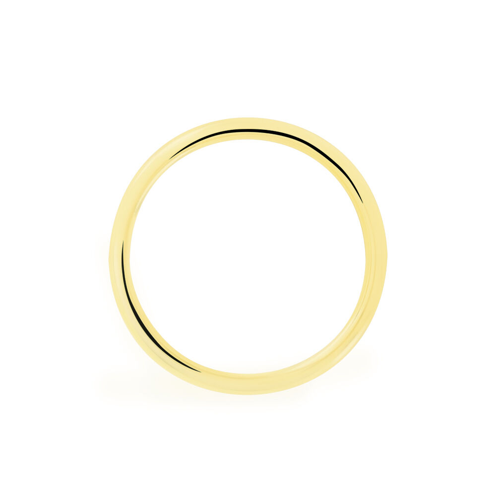 Alliance Sirona Demi Jonc Confort Or Blanc - Alliances personnalisées Femme | Marc Orian