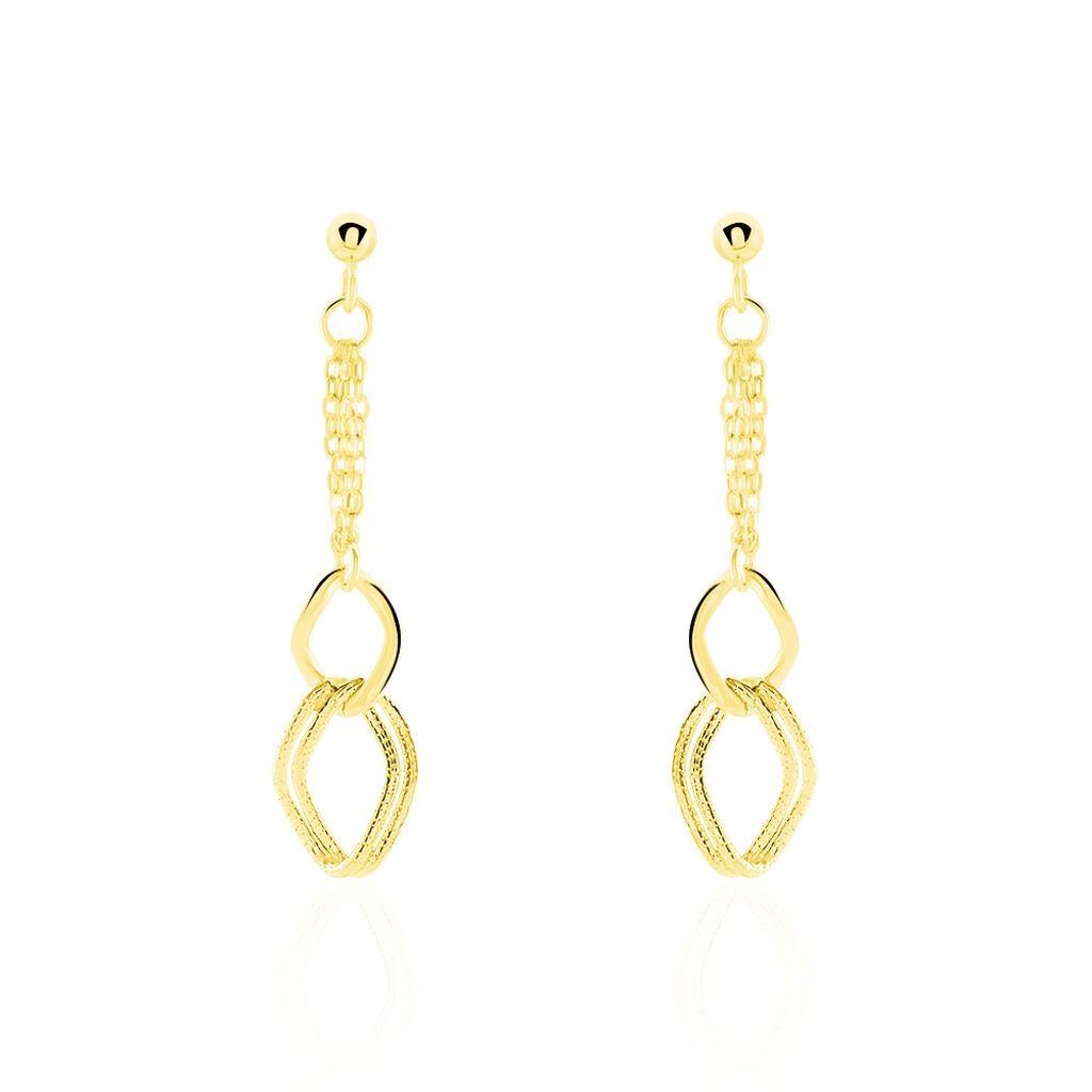 Boucles D'oreilles Pendantes Blinda Or Jaune - Pendantes Femme | Marc Orian