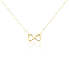 Collier Or Jaune Ilyas Oxyde De Zirconium - Colliers Femme | Marc Orian