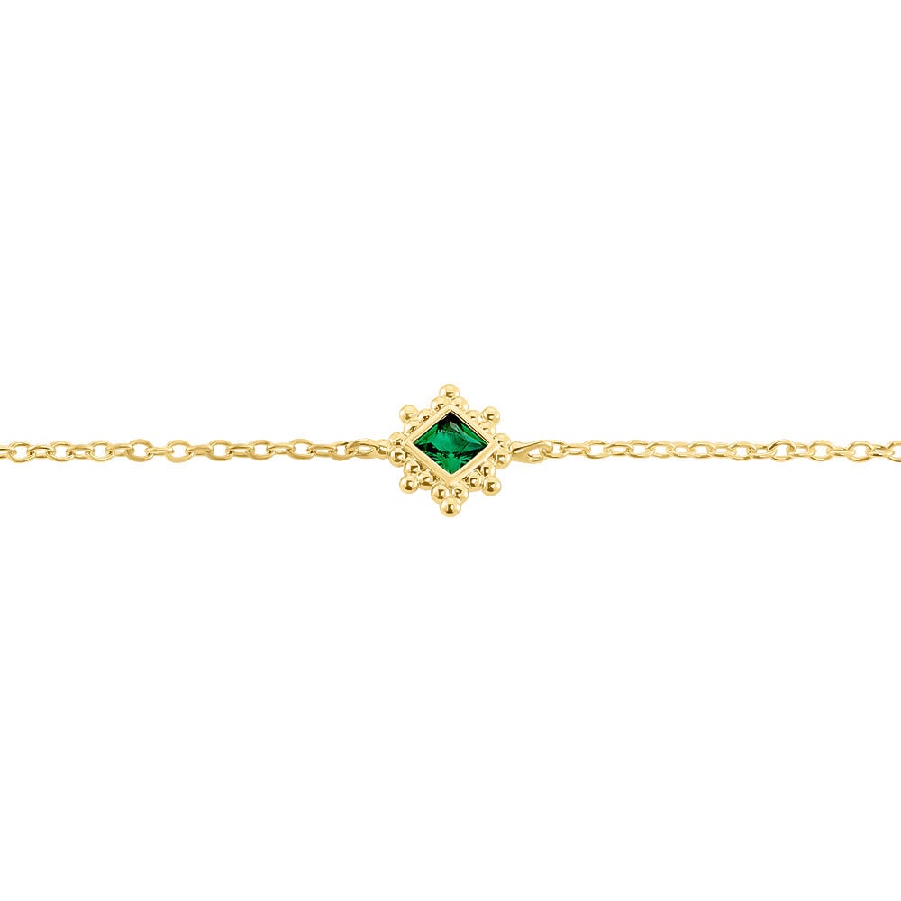 Bracelet Bobbie Plaqué Or Jaune Spinelle - Bracelets chaînes Femme | Marc Orian