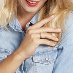 Bague Ana-lou Plaque Or Jaune Oxyde De Zirconium - Bijoux fantaisie Femme | Marc Orian