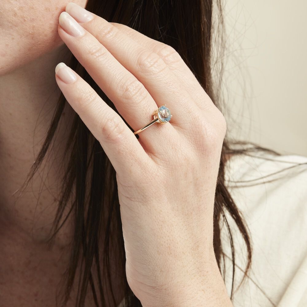 Bague Or Jaune Wilfreda Topaze - Bagues pierres fines Femme | Marc Orian