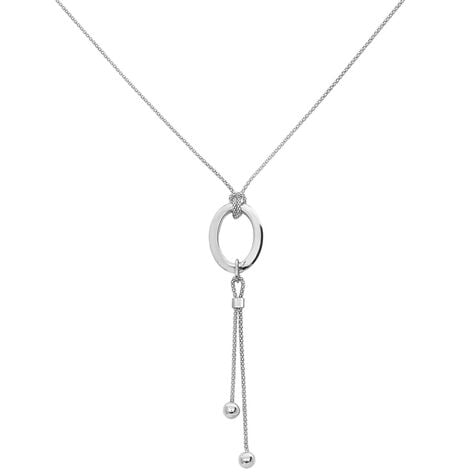 Collier Alisa Argent Blanc - Colliers Femme | Marc Orian