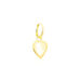 Pendentif Eudocie Coeur Mat Et Brillant Or Jaune - Pendentifs Famille | Marc Orian