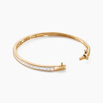 Bracelet Jonc Frieda Plaqu&eacute; Or Jaune Oxyde De Zirconium - Bracelets joncs Femme | Marc Orian