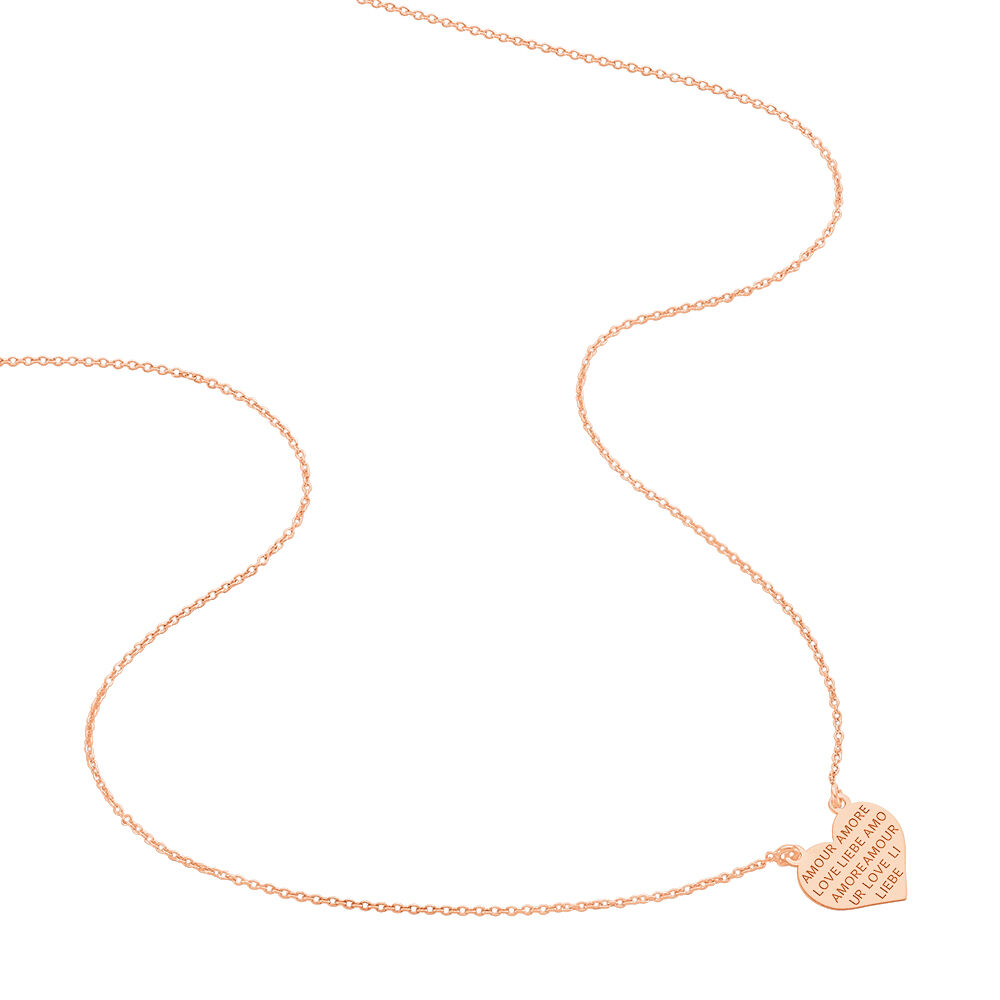 Collier Lettre Argent Rose - Colliers fantaisie Femme | Marc Orian