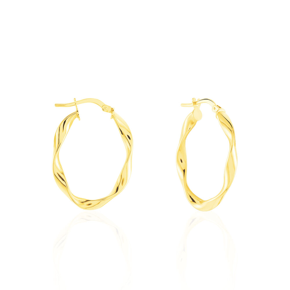 Créoles Falbala Or Jaune - Créoles Femme | Marc Orian