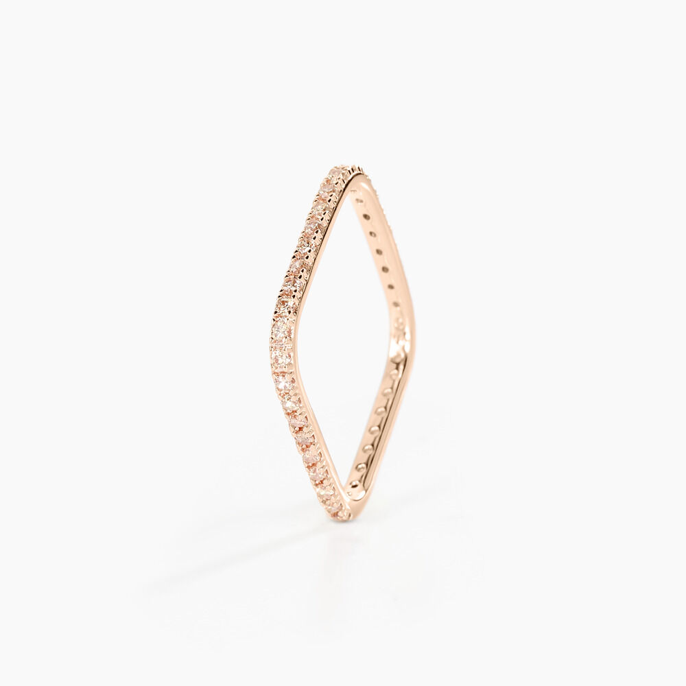 Bague Aeselya Argent Rose Oxyde De Zirconium - Bagues avec pierre Femme | Marc Orian