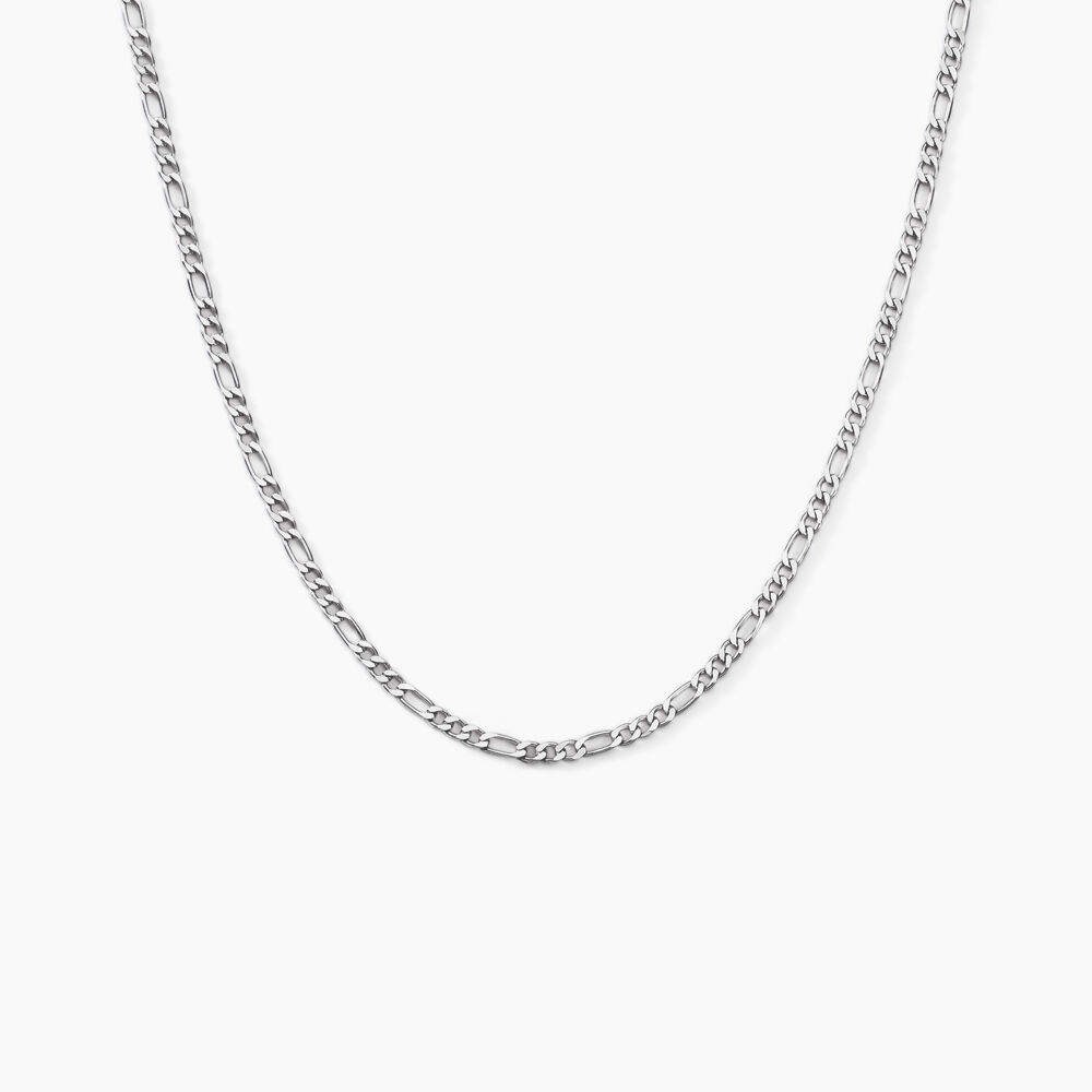 Collier Maille Vivian Argent Blanc - Chaines Famille | Marc Orian