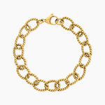 Bracelet Acier Dore Alparslan - Bracelets cha&icirc;nes Femme | Marc Orian