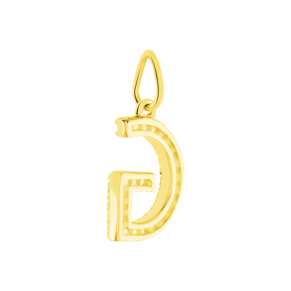 Pendentif Lettre G Or Jaune Oxyde - Pendentifs Femme | Marc Orian