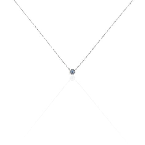 Collier Auxana Argent Blanc Oxyde De Zirconium - Colliers avec pierres Femme | Marc Orian